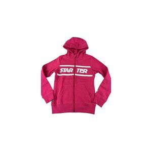 Starter Kids Authentic Medium Pink Hoodie Jacket 60% Cotton & 40% Polyester With